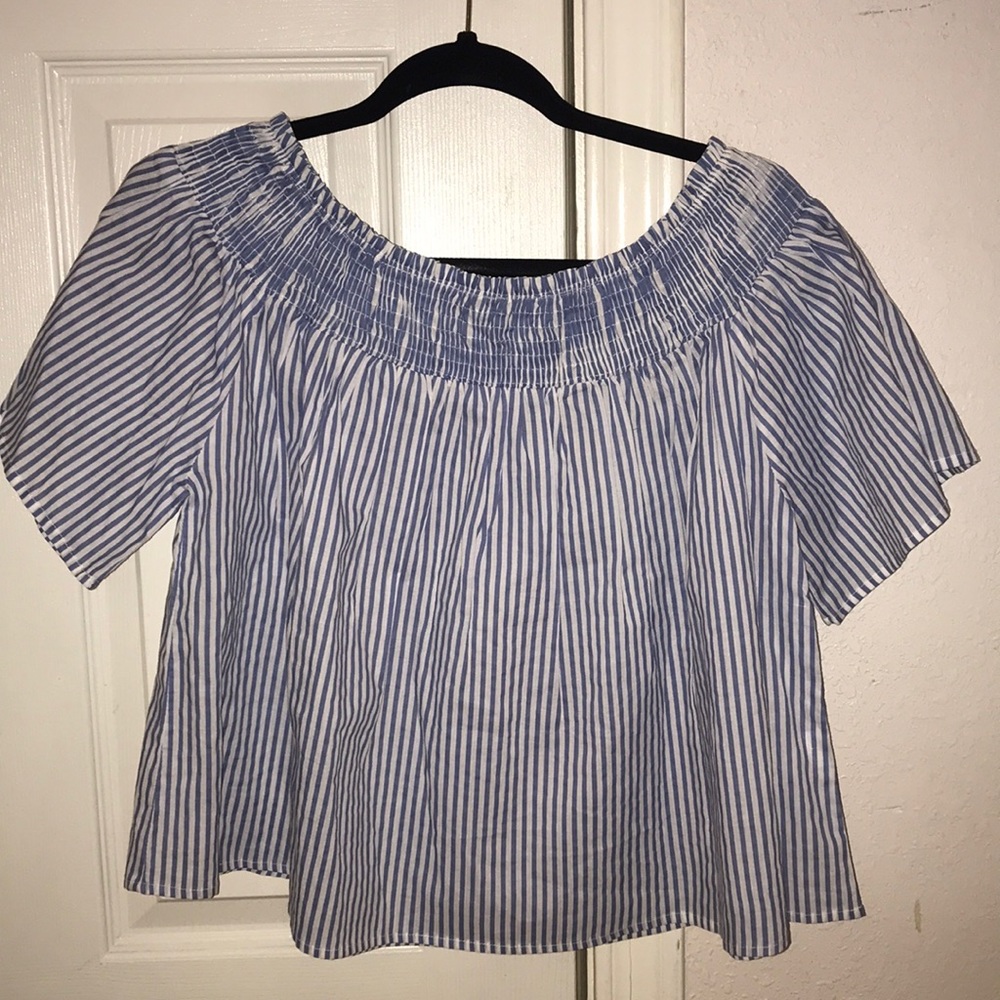 Rebellion Again off the shoulder top